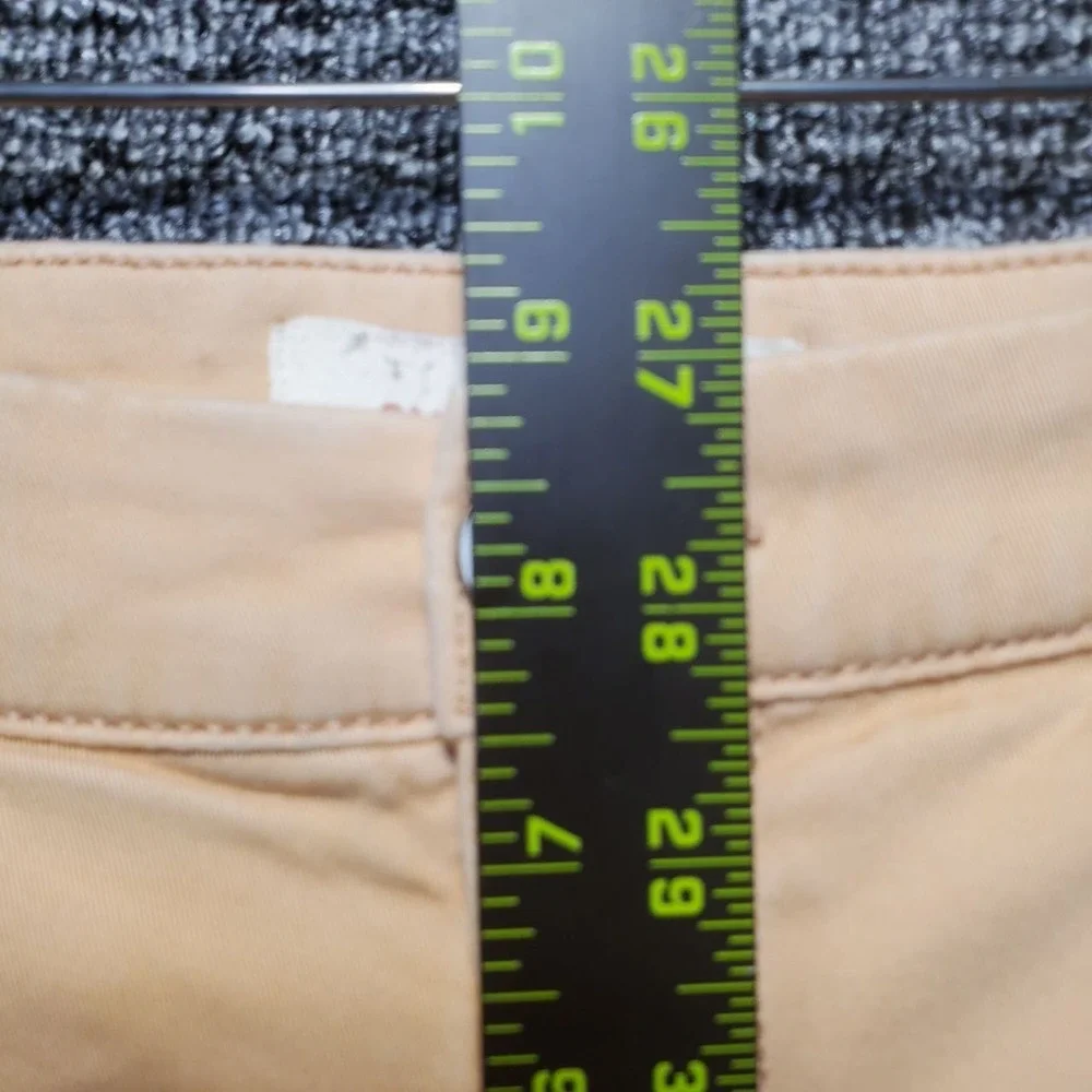 Sundance Always In Style Chino Pants Women 6 Tan Cotton Stretch Casual Coastal